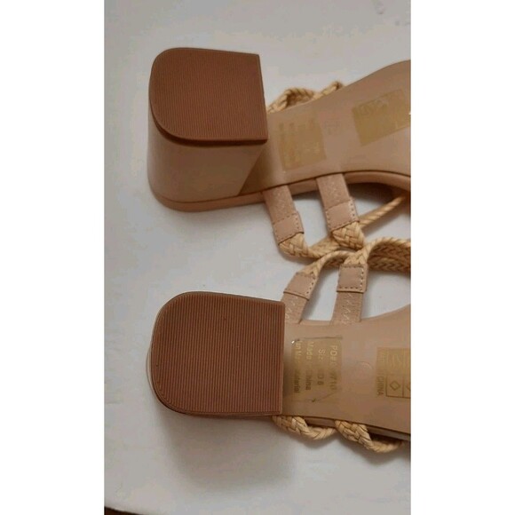 Journee Collection Women's Size 8 Natia Heeled Sandals Tan 8M - Picture 12 of 12